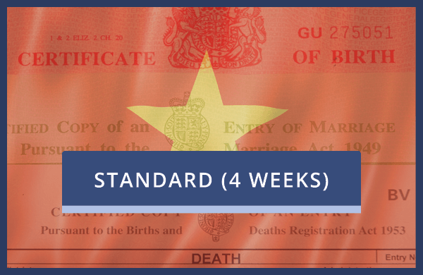 Vietnam Standard - No Certification